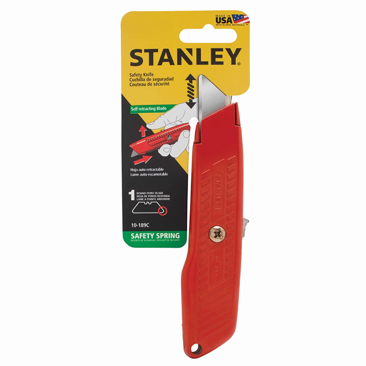 Stanley Self-Retracting Safety Utility Knife