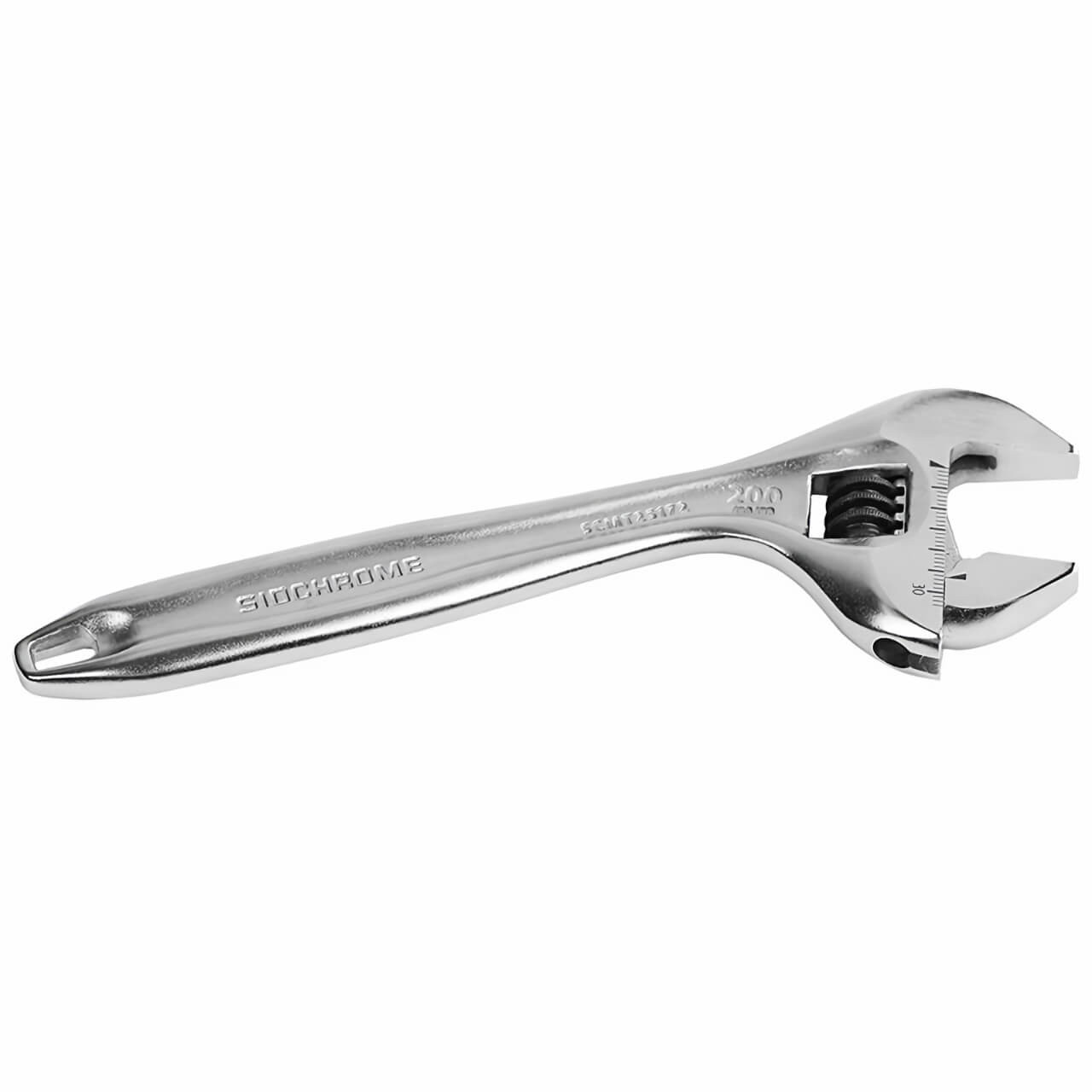 Sidchrome 200mm Chrome Quick Adjustable Wrench