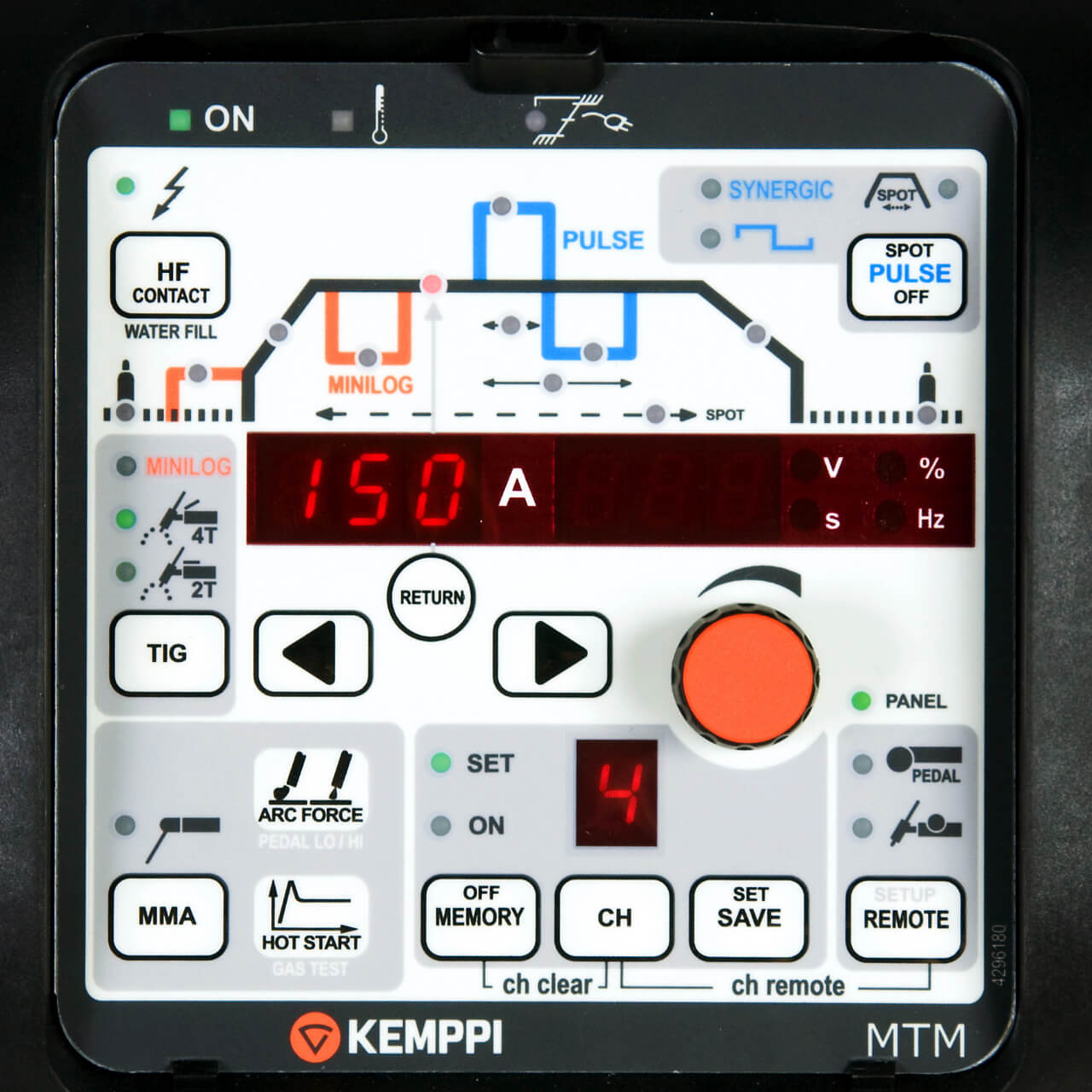 Kemppi MTM Control Panel Pulse/Minilogic Mastertig MLS