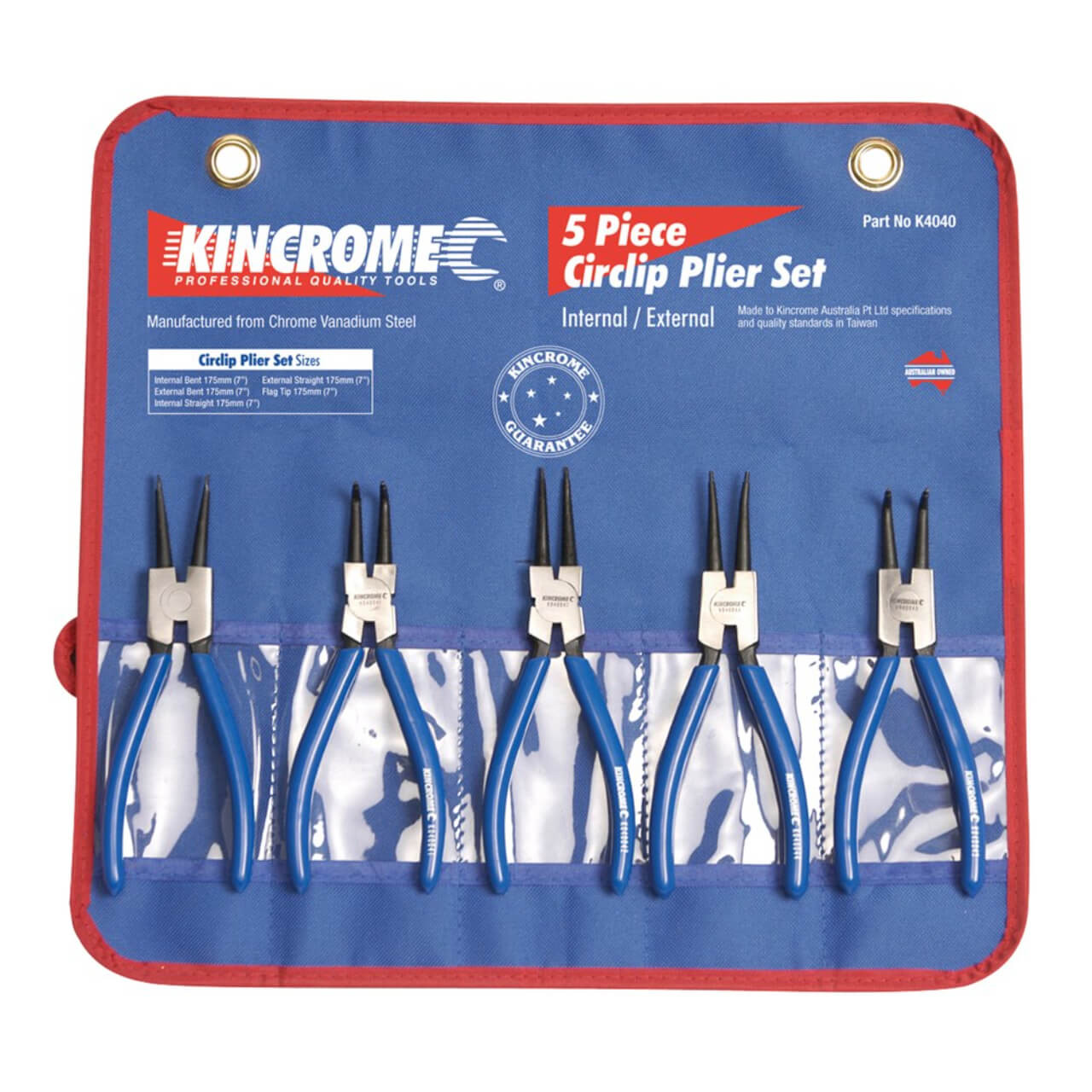 Kincrome Circlip Plier Set 5pce