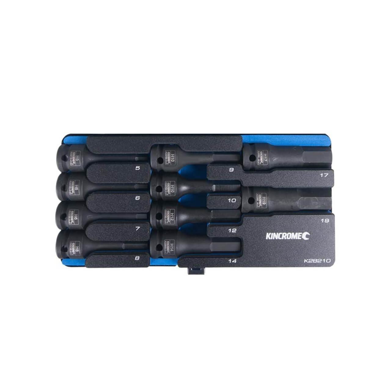 Kincrome 1/2 Dr Inhex Impact Socket Set Metric 10pce