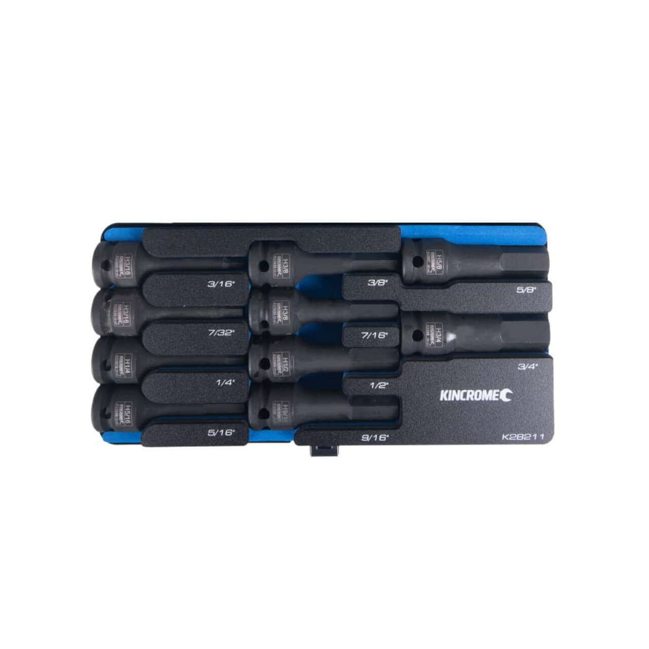 Kincrome 1/2 Dr Inhex Impact Socket Set Imperial 10pce