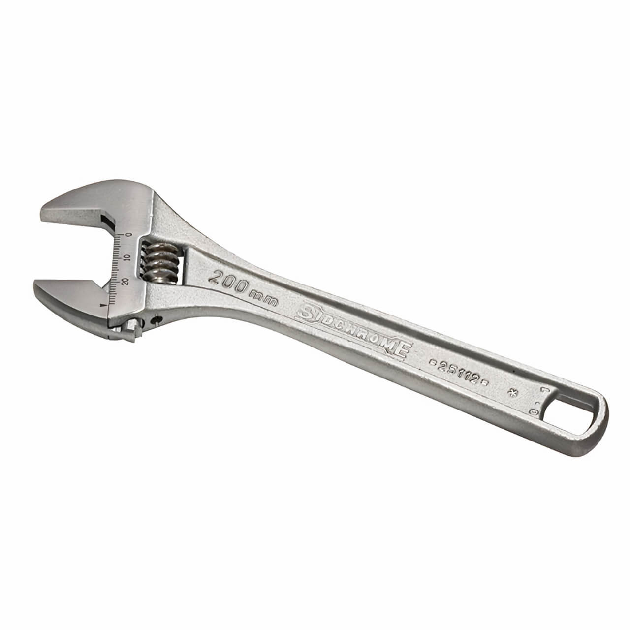 Sidchrome 200mm Premium Chrome Plated Adjustable Wrench