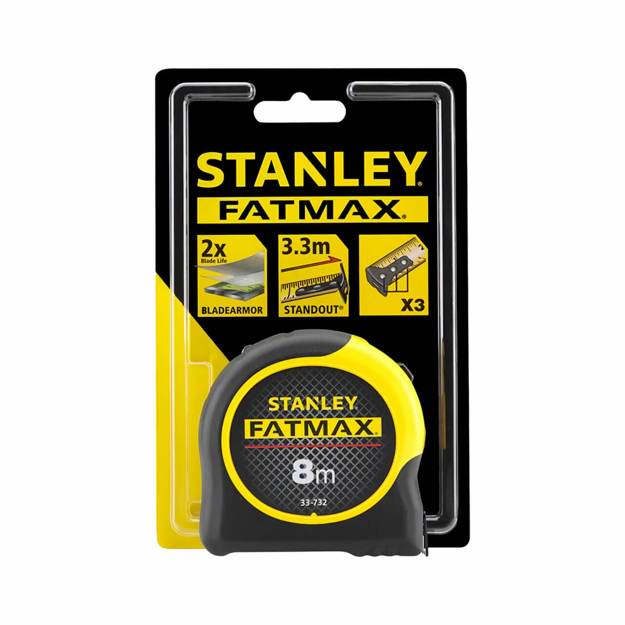 Stanley 8m FatMax Blade Armour Tape Measure