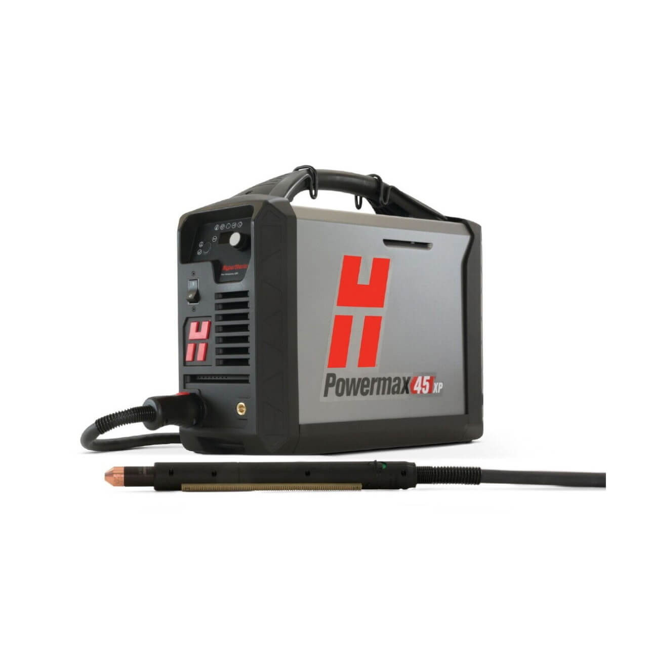 Hypertherm Powermax45 XP 240V Mech Plasma Cutter w/CPC Port. 15.2m Leads. Remote On/Off Switch