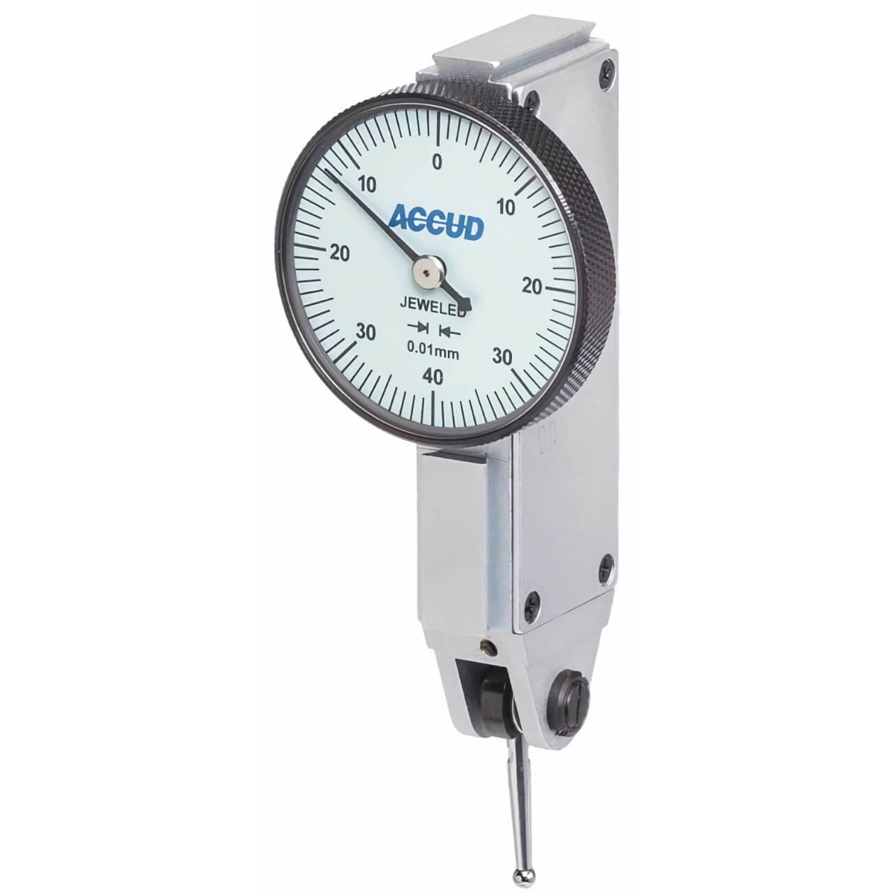Accud 0.8mm Metric Lever Type Dial Test Indicator