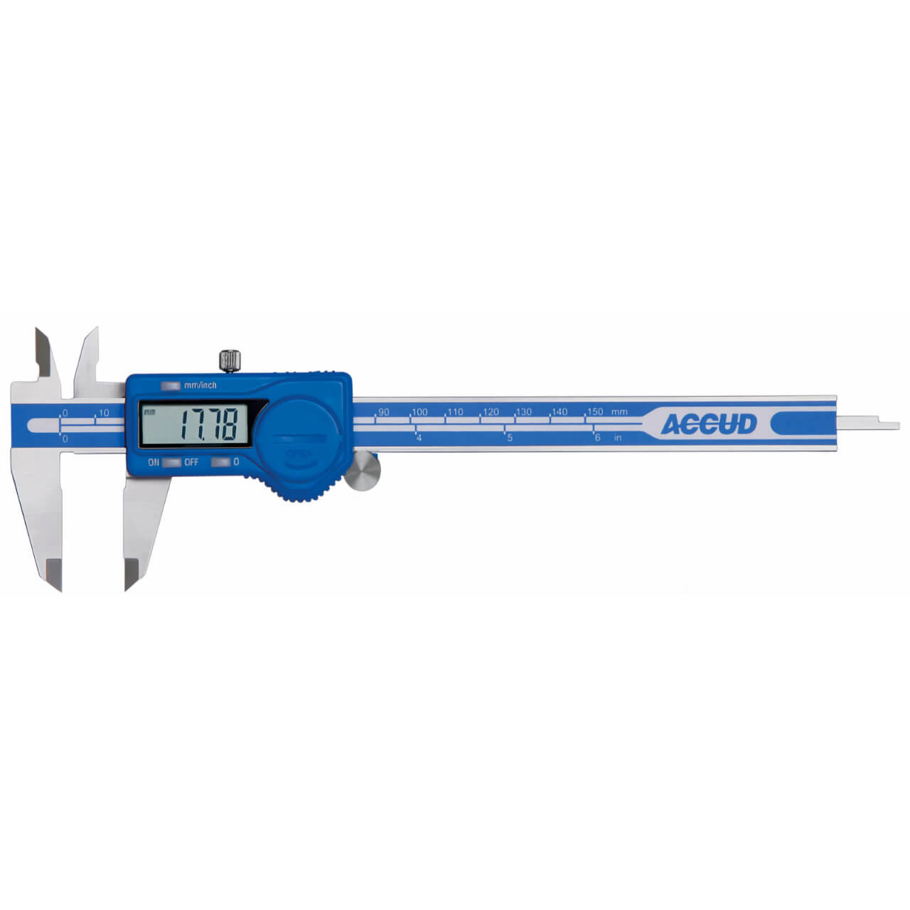 Accud 200mm/8” Dual Scale Digital Caliper
