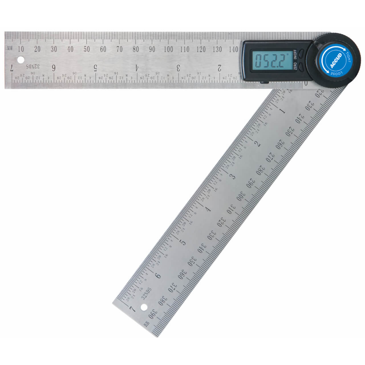 Accud 0-360°/200mm Digital Protractor