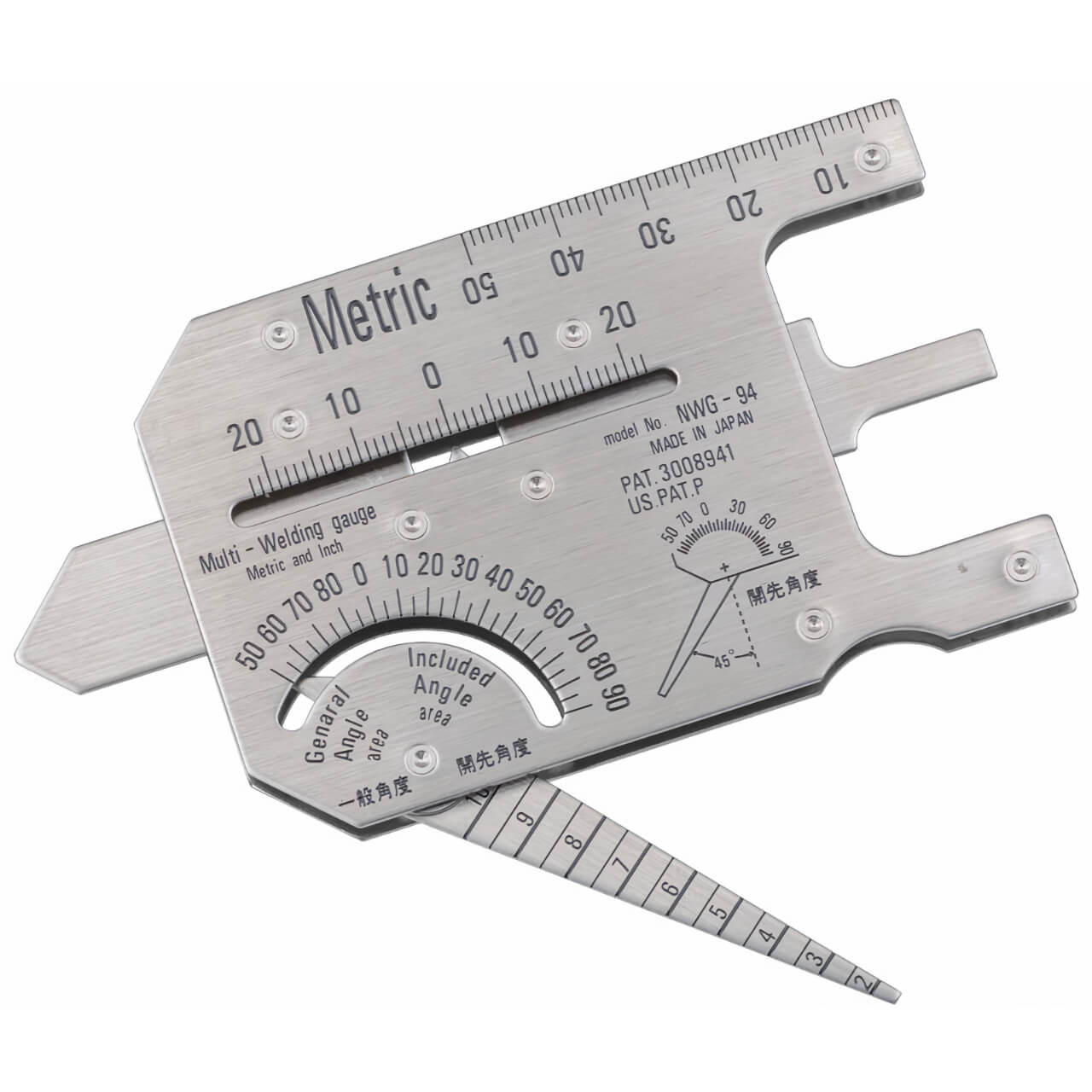 Accud Welding Gauge Metric