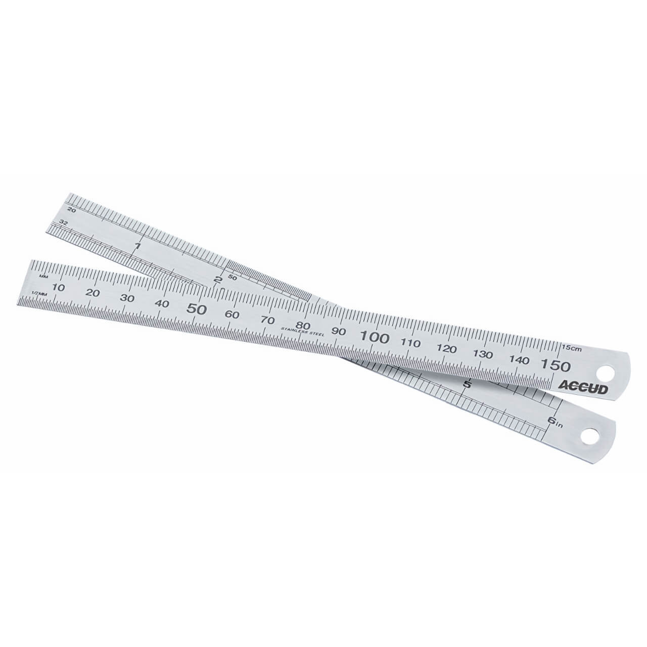 Accud 150mm Stainless Ruler