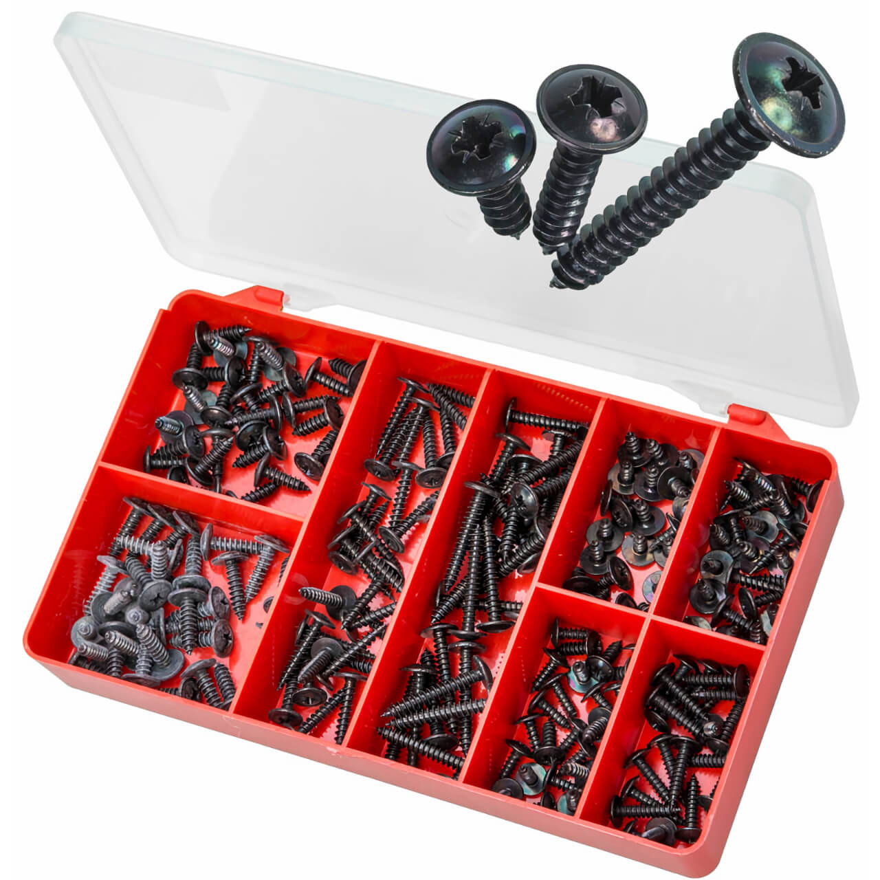 Torres Black Pozidrive Self Tapping Screws (Mush Head)