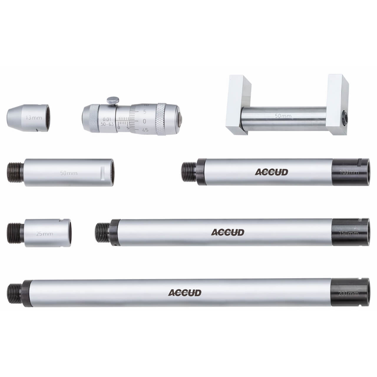 Accud 50-600mm Tubular Inside Micrometer