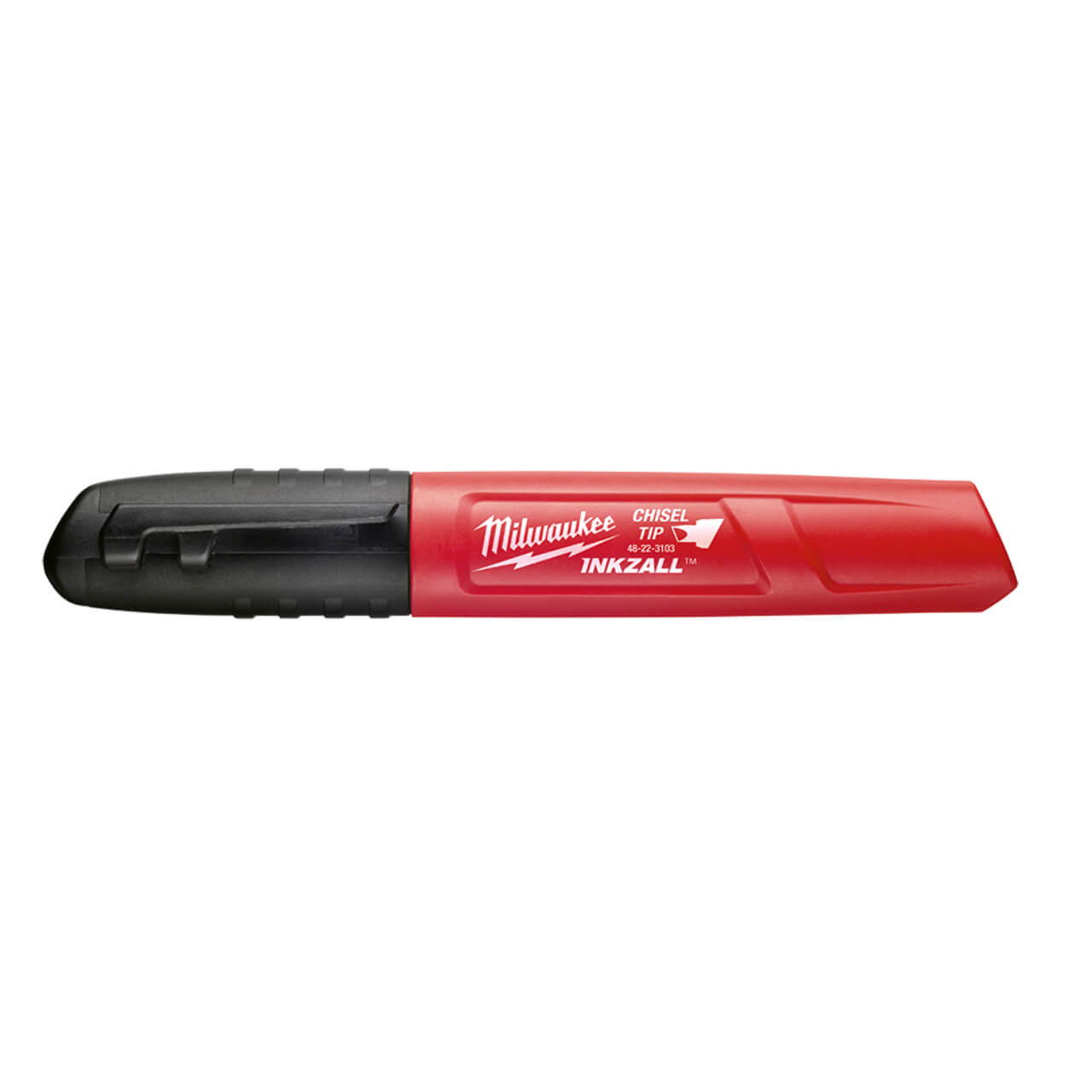 Milwaukee Inkzall Black Medium Chisel Marker