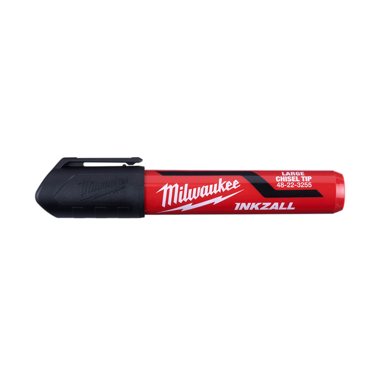 Milwaukee Inkzall Black Large Chisel Tip Marker 12pk