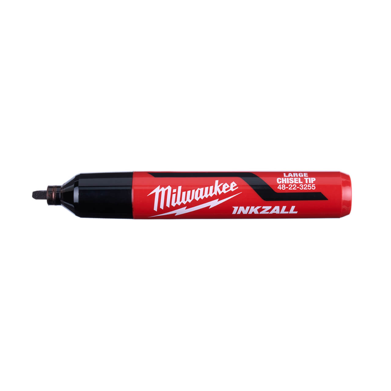 Milwaukee Inkzall Black Large Chisel Tip Marker 12pk