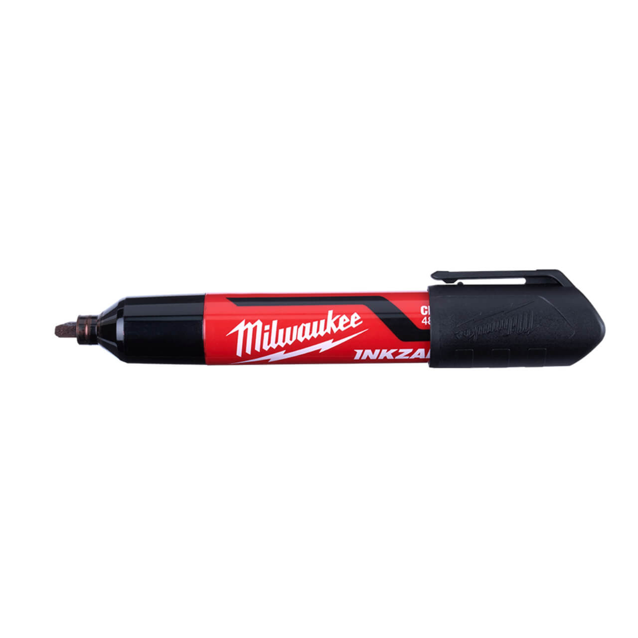 Milwaukee Inkzall Black Large Chisel Tip Marker 12pk