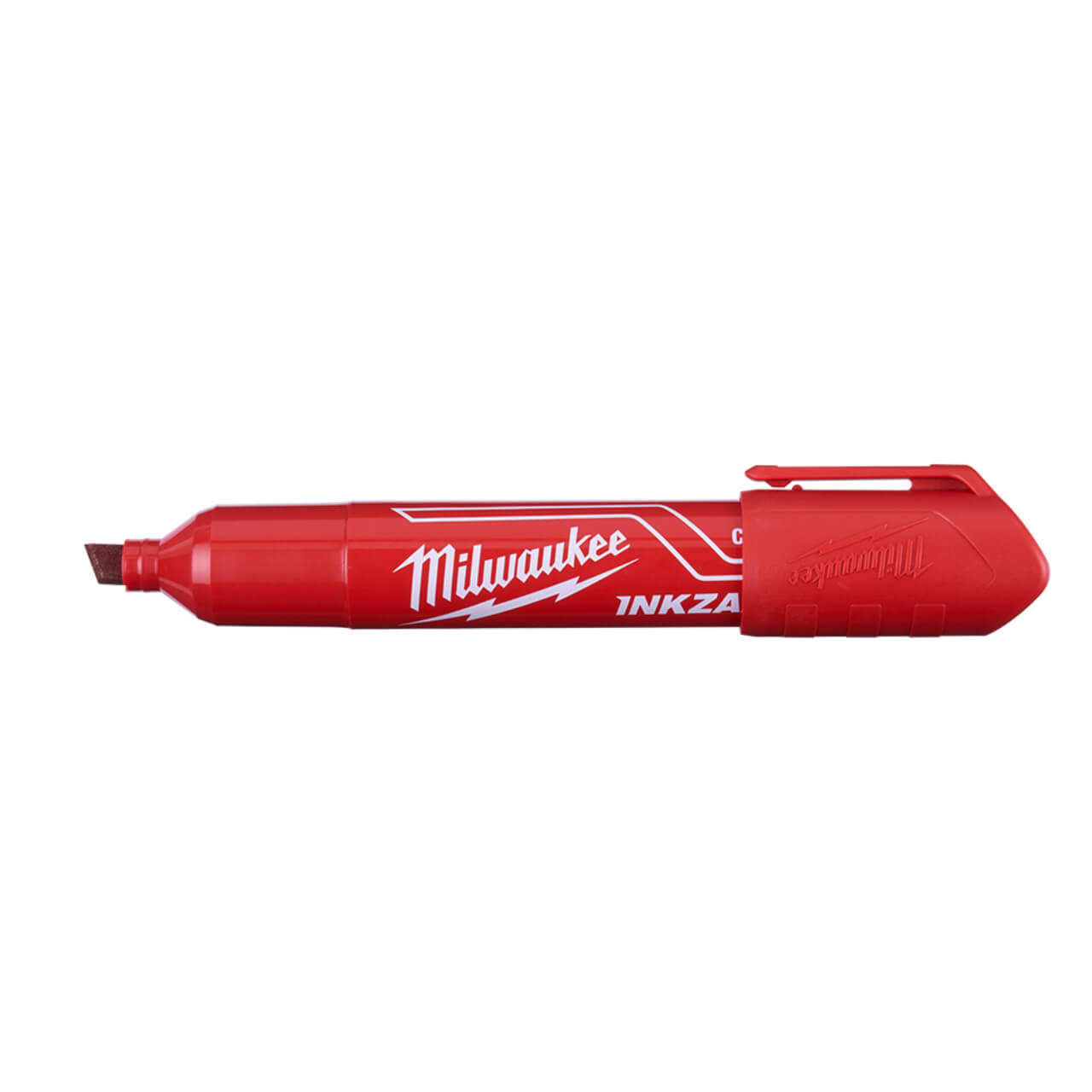 Milwaukee Inkzall Red Large Chisel Tip Marker 12pk