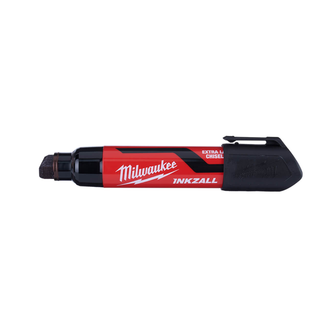 Milwaukee Inkzall Black Extra Large Chisel Tip Marker 12pk