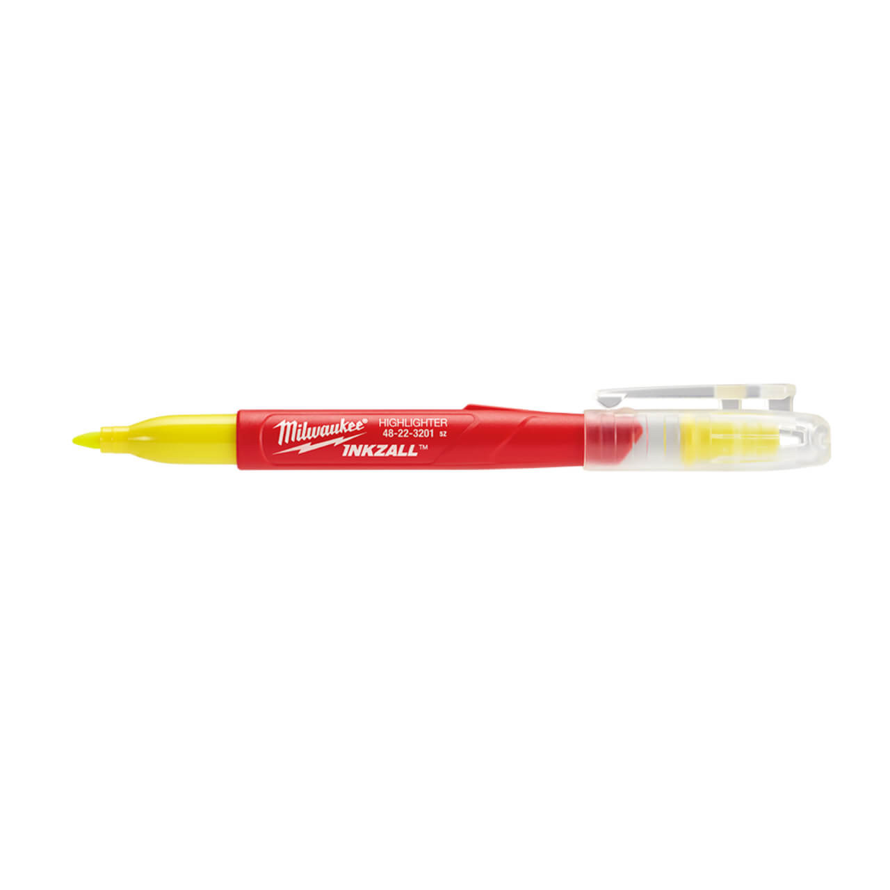 Milwaukee Inkzall Yellow Jobsite Highlighters 5pk