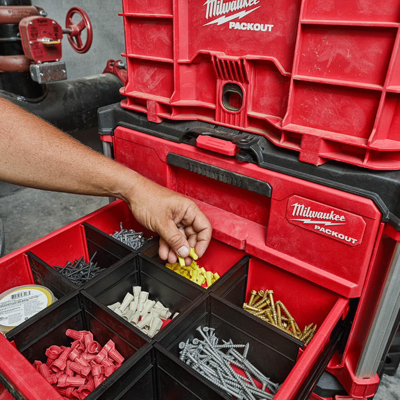 Milwaukee Packout 2 Drawer Tool Box