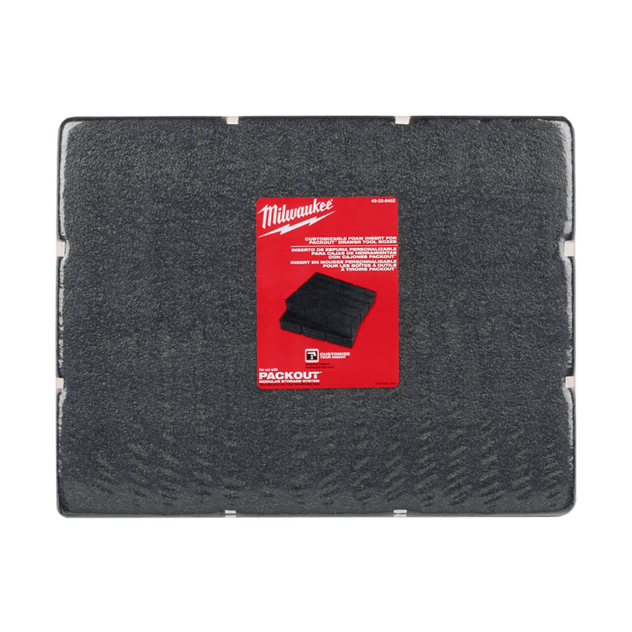Milwaukee Customisable Foam Insert Suit Packout Drawer Toolboxes