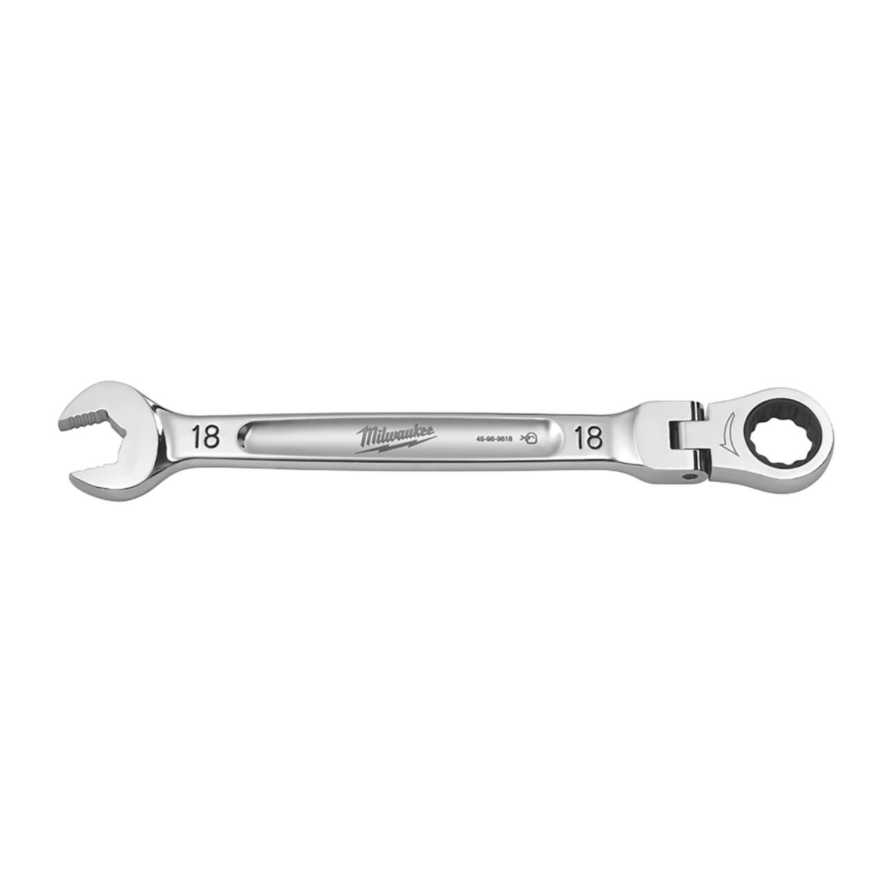 Milwaukee 18mm Flex Head Ratcheting Combination Wrench Metric