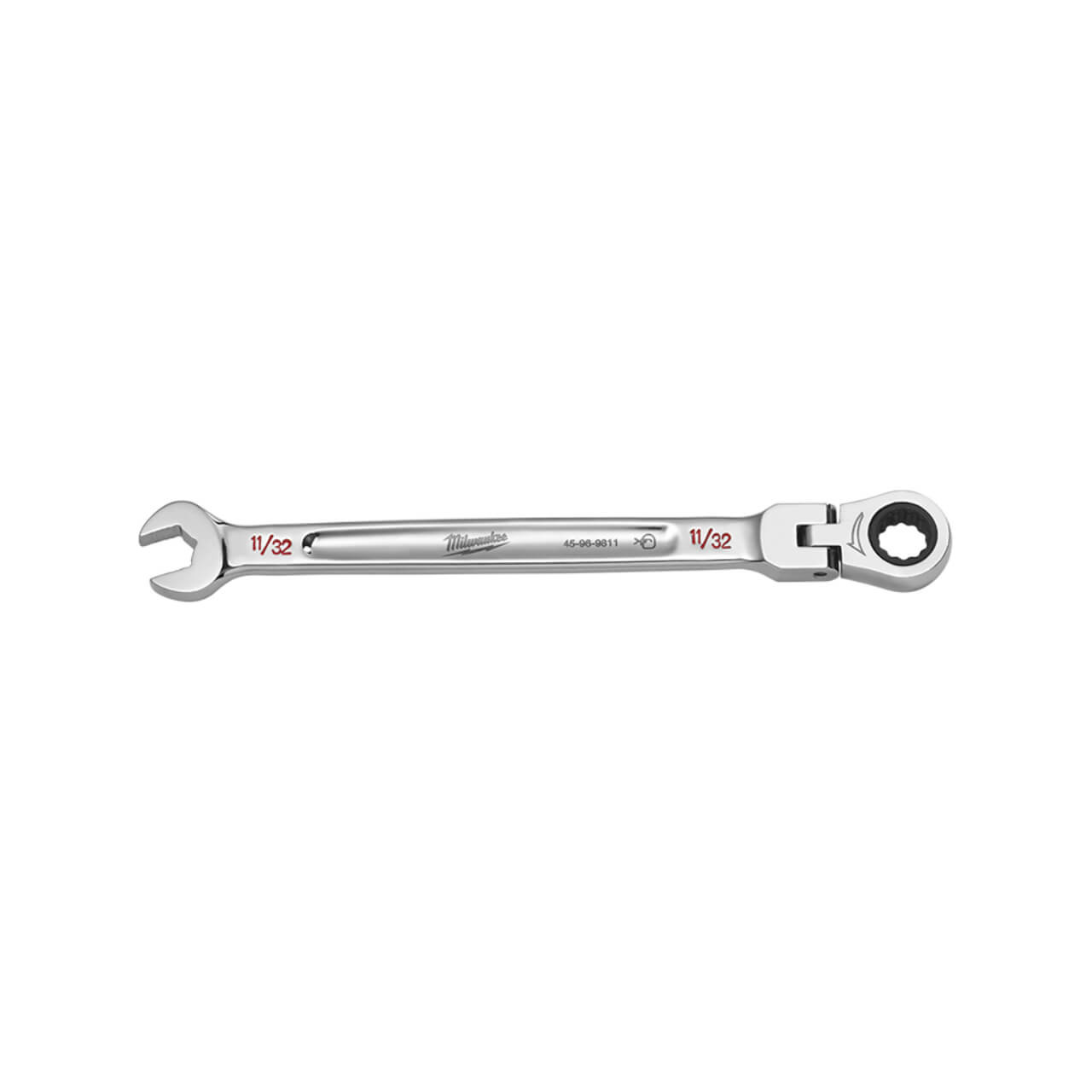 Milwaukee 11/32 Flex Head Ratcheting Combination Wrench Imperial