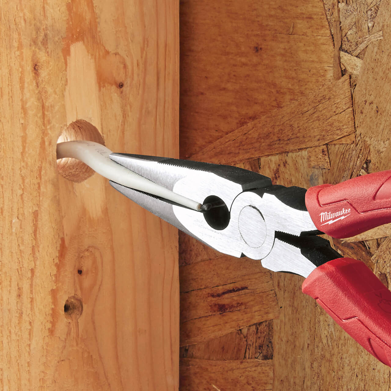 Milwaukee 200mm Long Nose Pliers