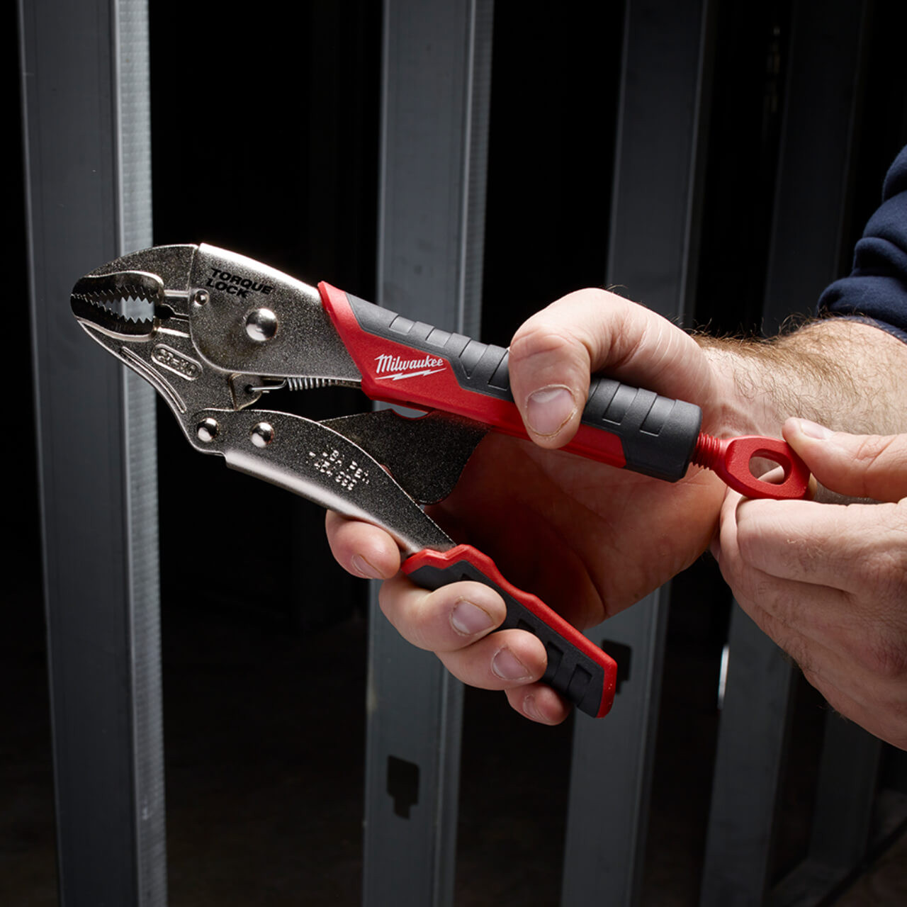 Milwaukee Torque Lock 177mm Durable Grip Curved Jaw Locking Pliers