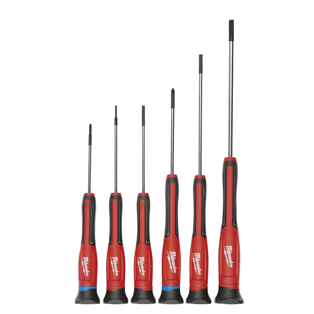 Milwaukee Precision Screwdriver Set With Case 6pce