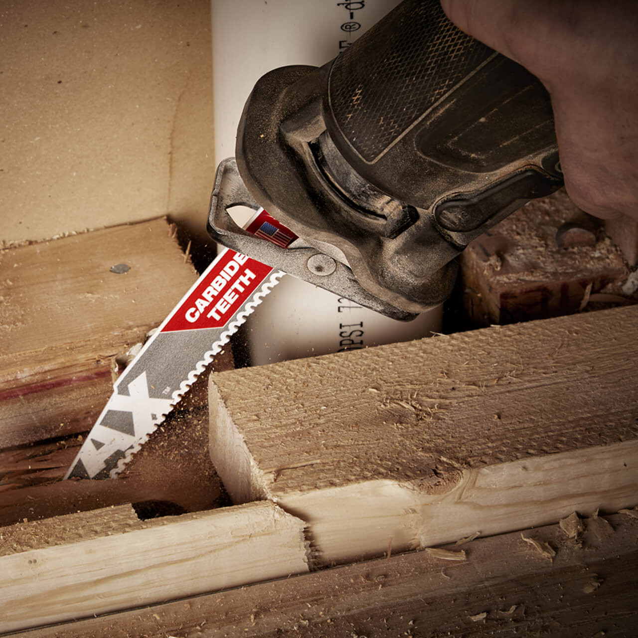 Milwaukee Sawzall 230mm The Ax With Carbide Teeth Wood Demolition Reciprocating Saw Blade