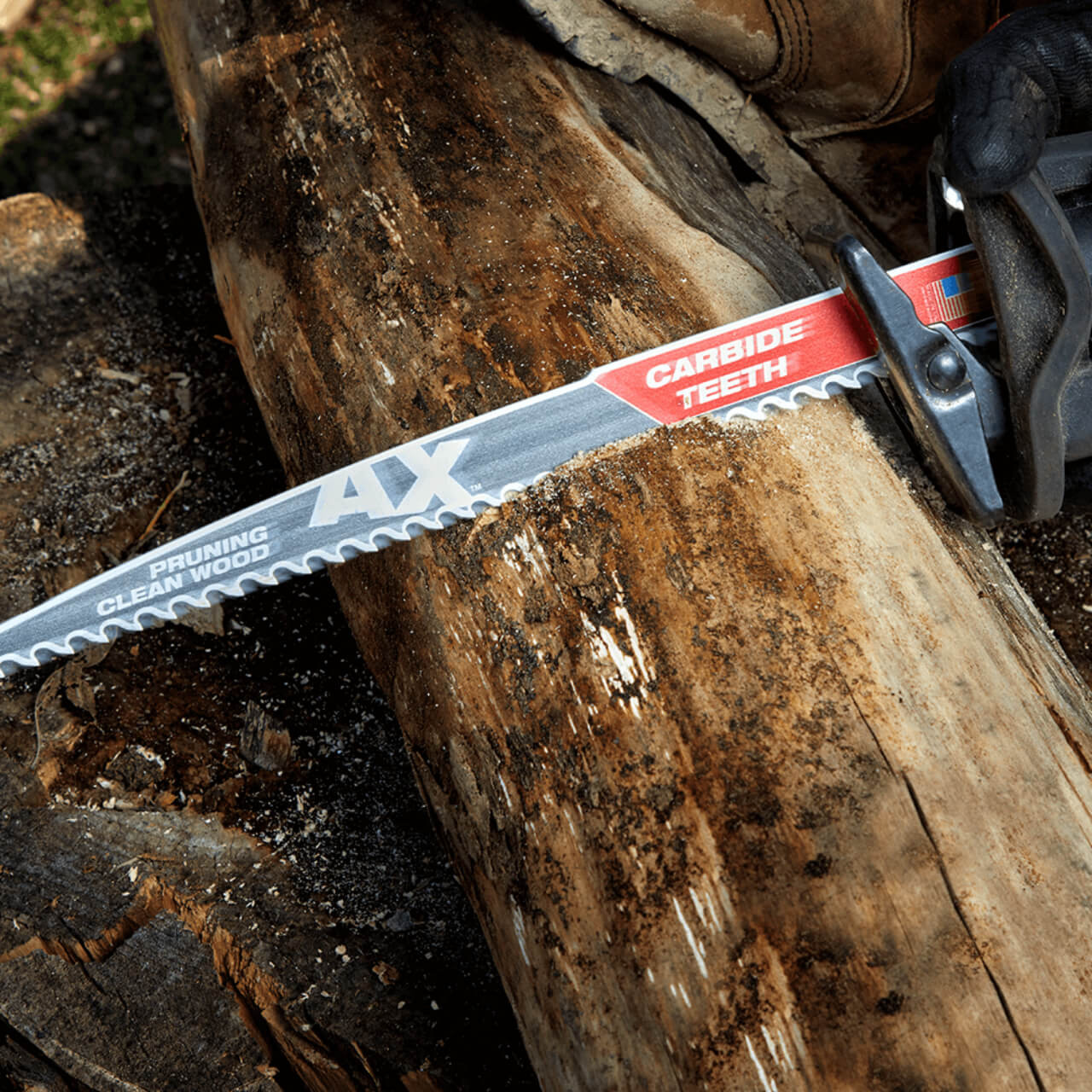 Milwaukee Sawzall 305mm The Ax With Carbide Teeth For Pruning & Clean Wood Reciprocating Saw Blade