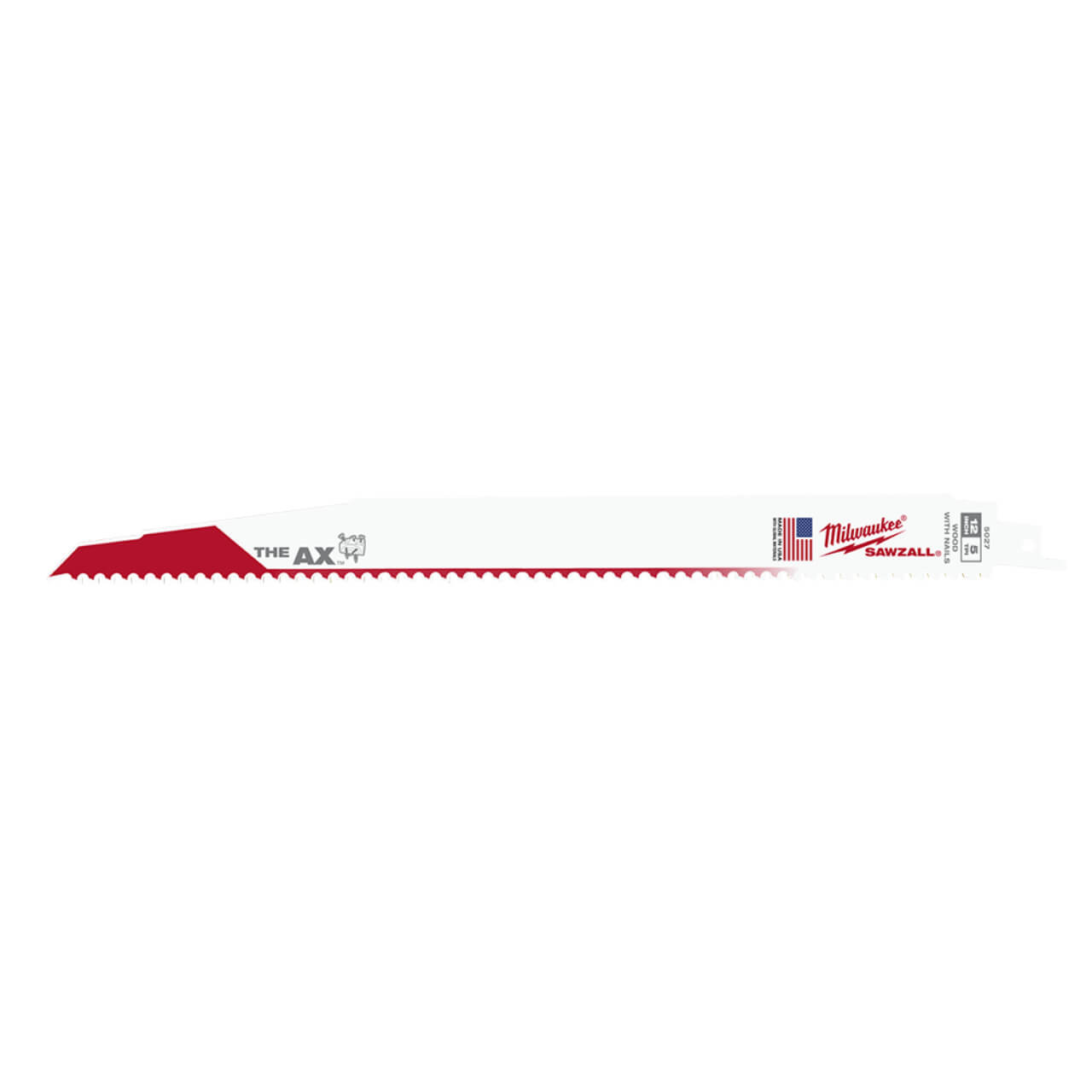 Milwaukee Sawzall 300mm 5tpi The Ax Wood Demolition Reciprocating Saw Blade 5pk
