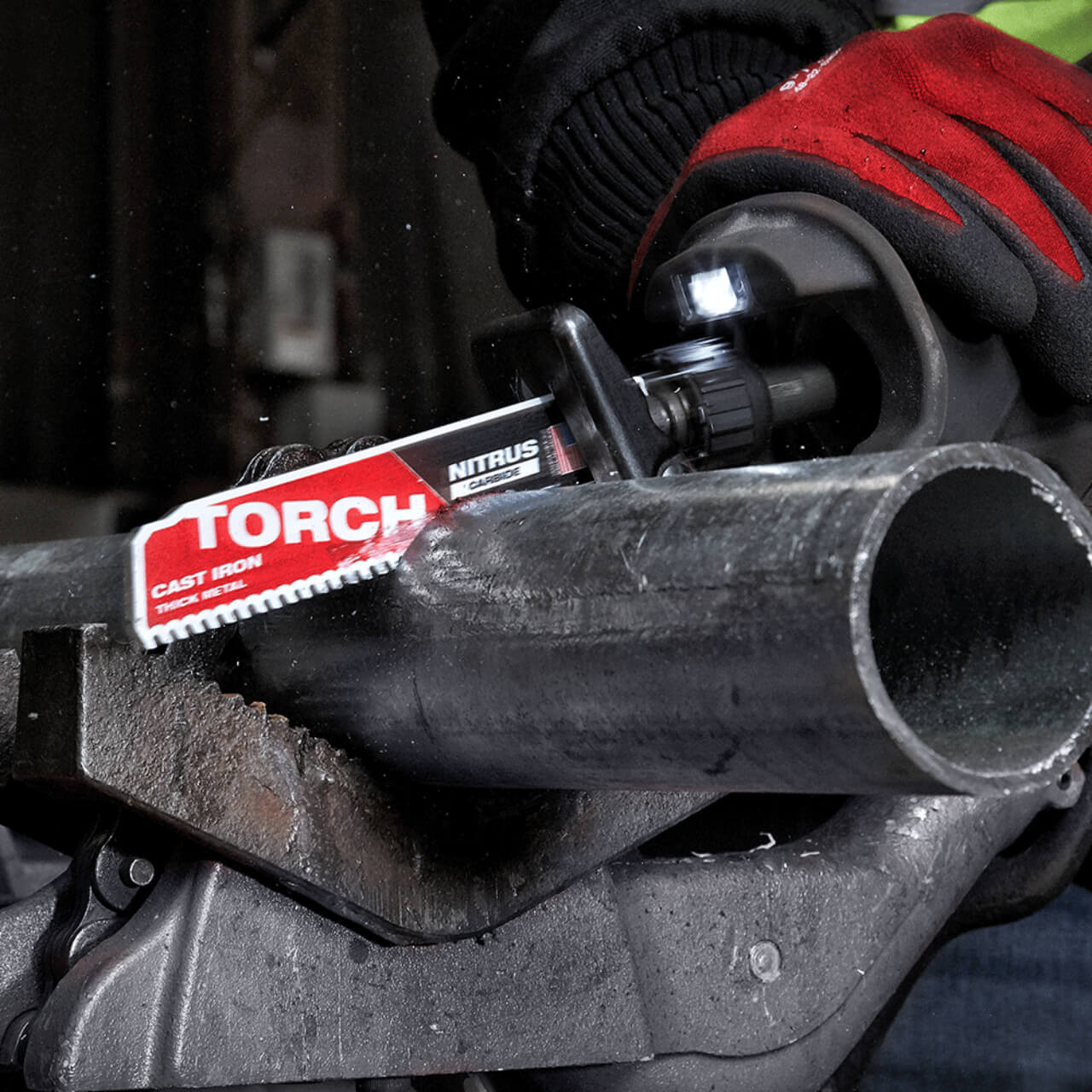 Milwaukee Sawzall 150mm 7tpi The Torch With Nitrus Carbide Reciprocating Saw Blade