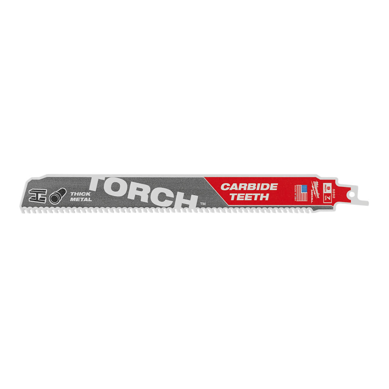 Milwaukee Sawzall 230mm The Torch With Carbide Teeth Metal Demolition Reciprocating Saw Blade 3pk