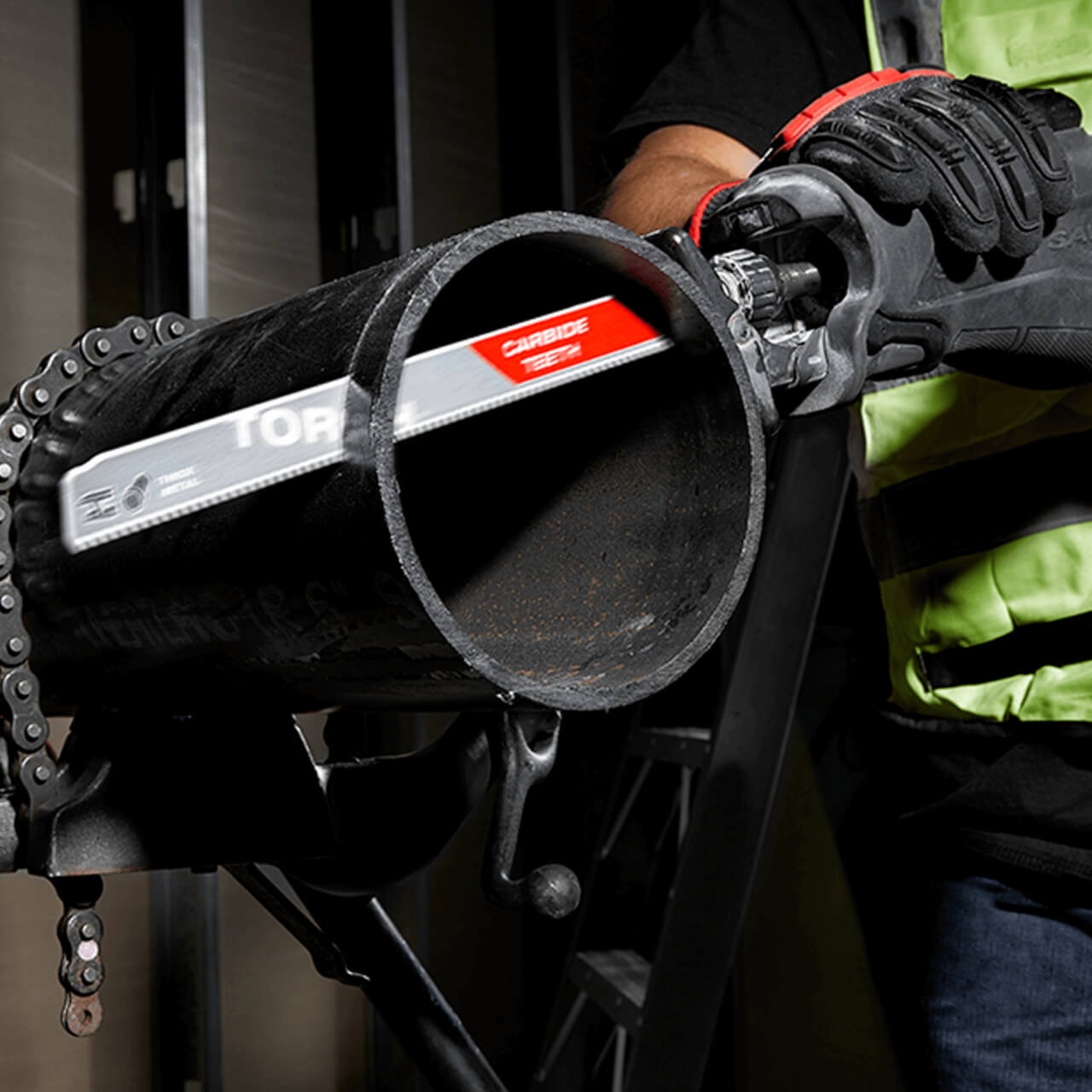 Milwaukee Sawzall 300mm The Torch With Carbide Teeth Metal Demolition Reciprocating Saw Blade 3pk