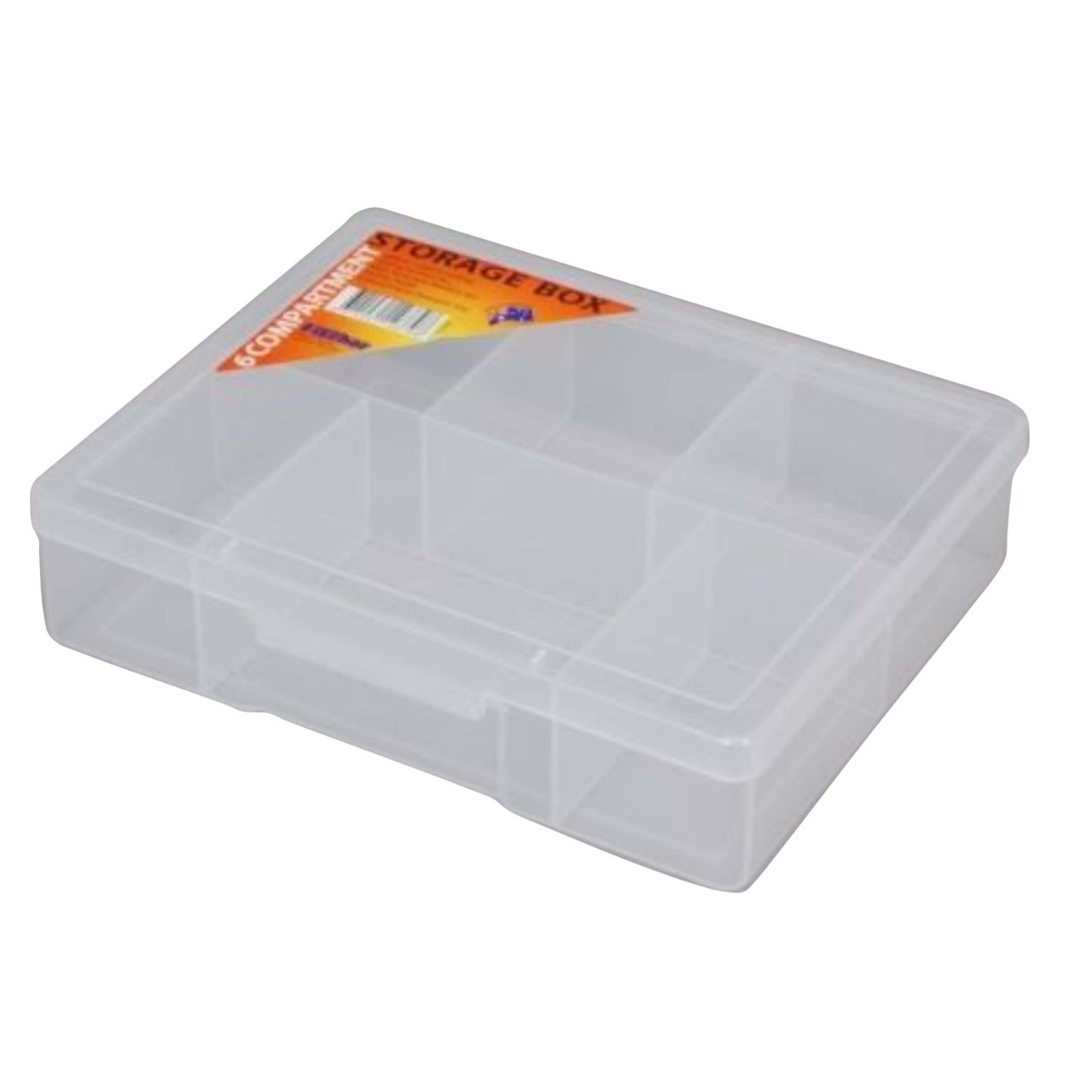 Fischer Medium 6 Comp Parts Box 195x157x48mm
