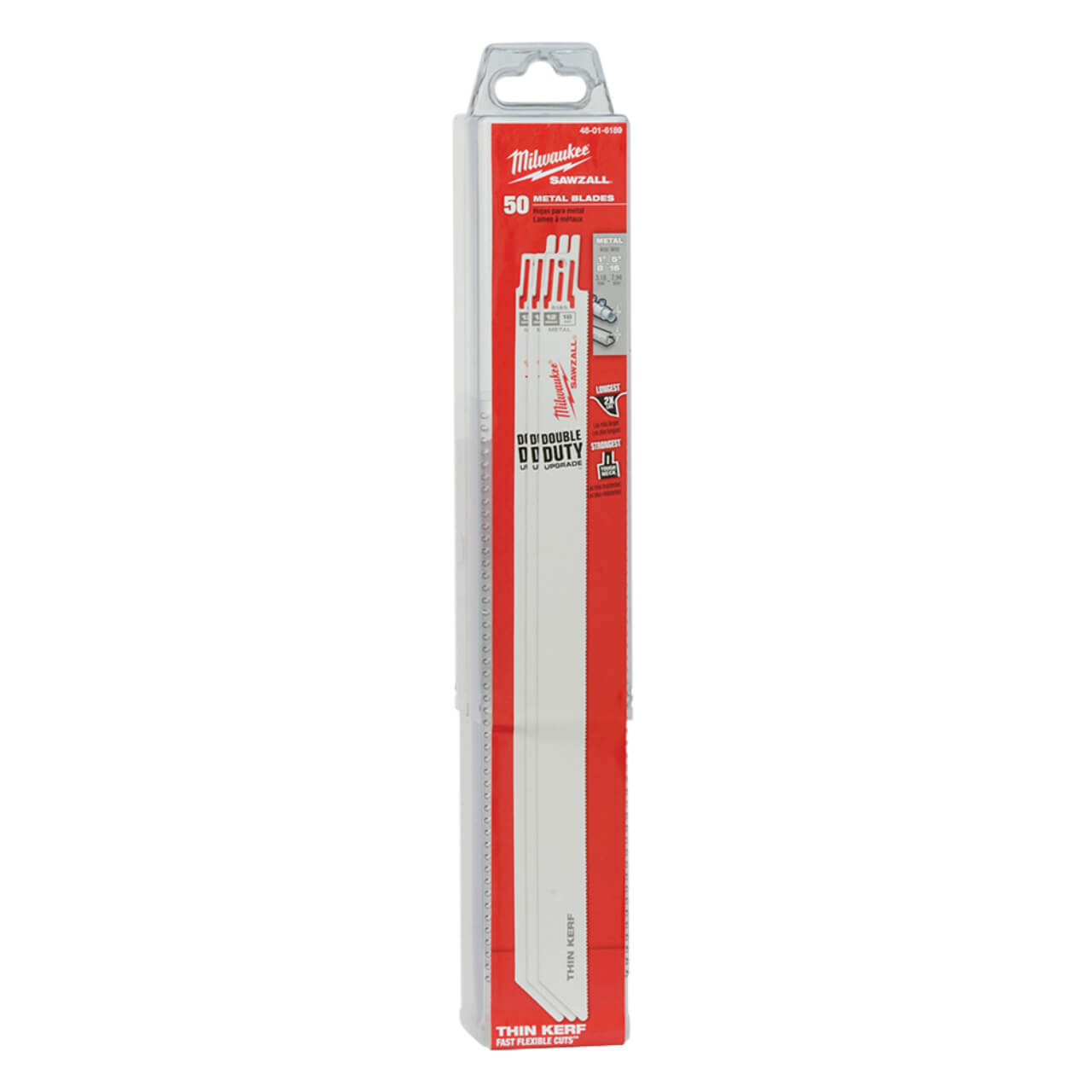 Milwaukee Sawzall 300mm 18tpi Thin Kerf Reciprocating Saw Blade 50pk