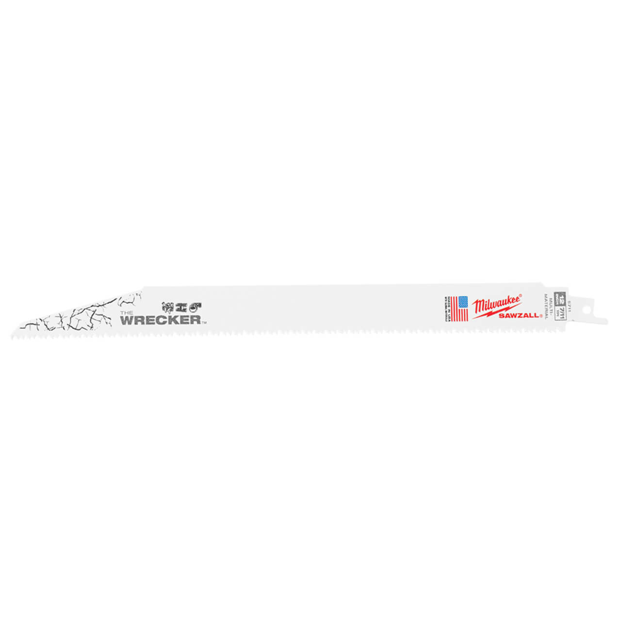 Milwaukee Sawzall 300mm 7/11tpi The Wrecker General Purpose Reciprocating Saw Blade 5pk