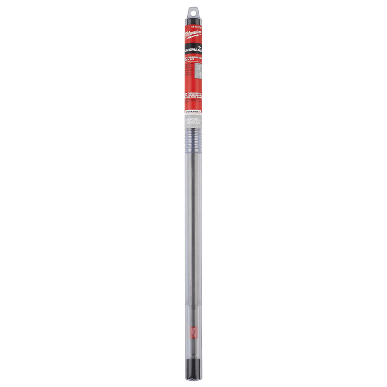 Milwaukee SHOCKWAVE 13/16x22” Impact Duty Lineman’s Fibreglass Drill Bit