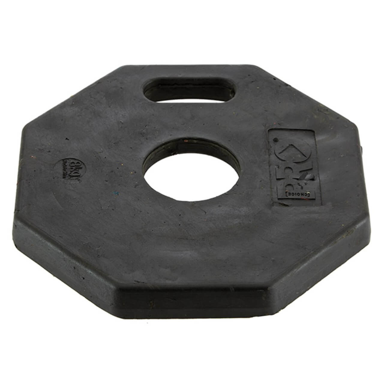 Hi-Vis Orange Bollard With 6kg Rubber Base
