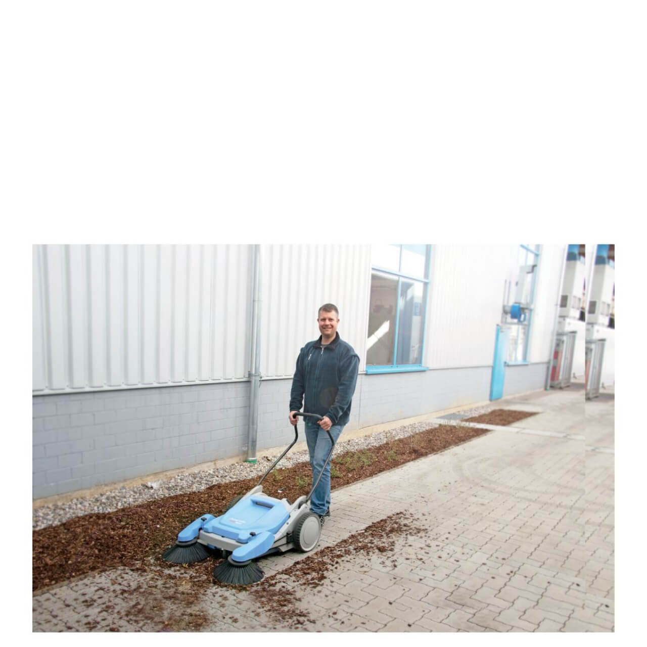 Kranzle 2+2 800mm Hand Powered Sweeper