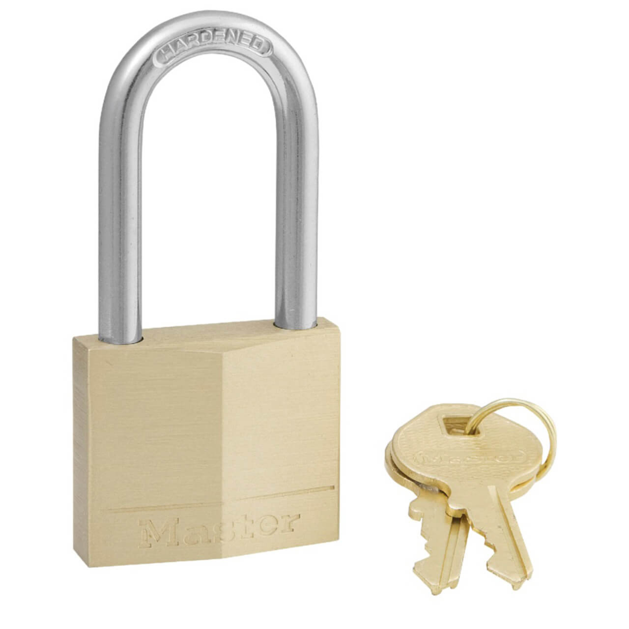 Master Lock Padlock Brass 40mm With 38mm Long Shackle