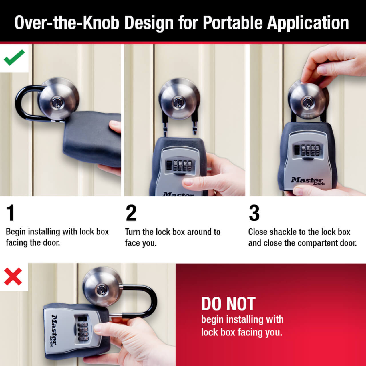 Master Lock Lock Key Storage Portable