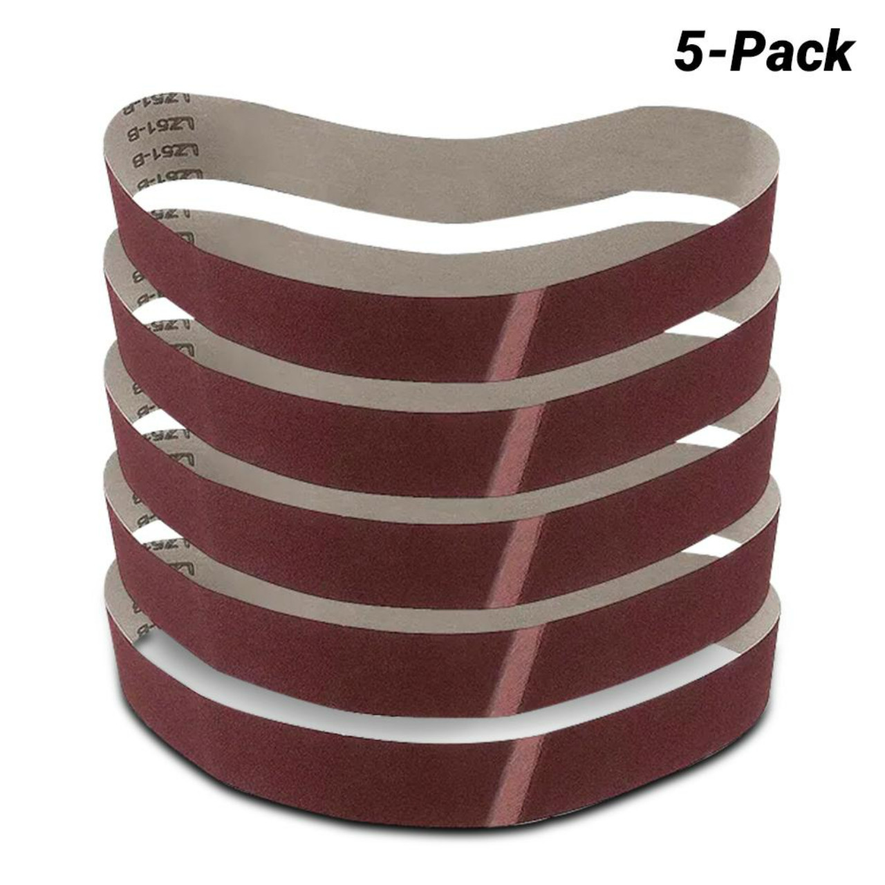 ITM Sanding Belt Alum. Oxide 5pk Assort. Grit 915X50mm To Suit PO362 Multitool