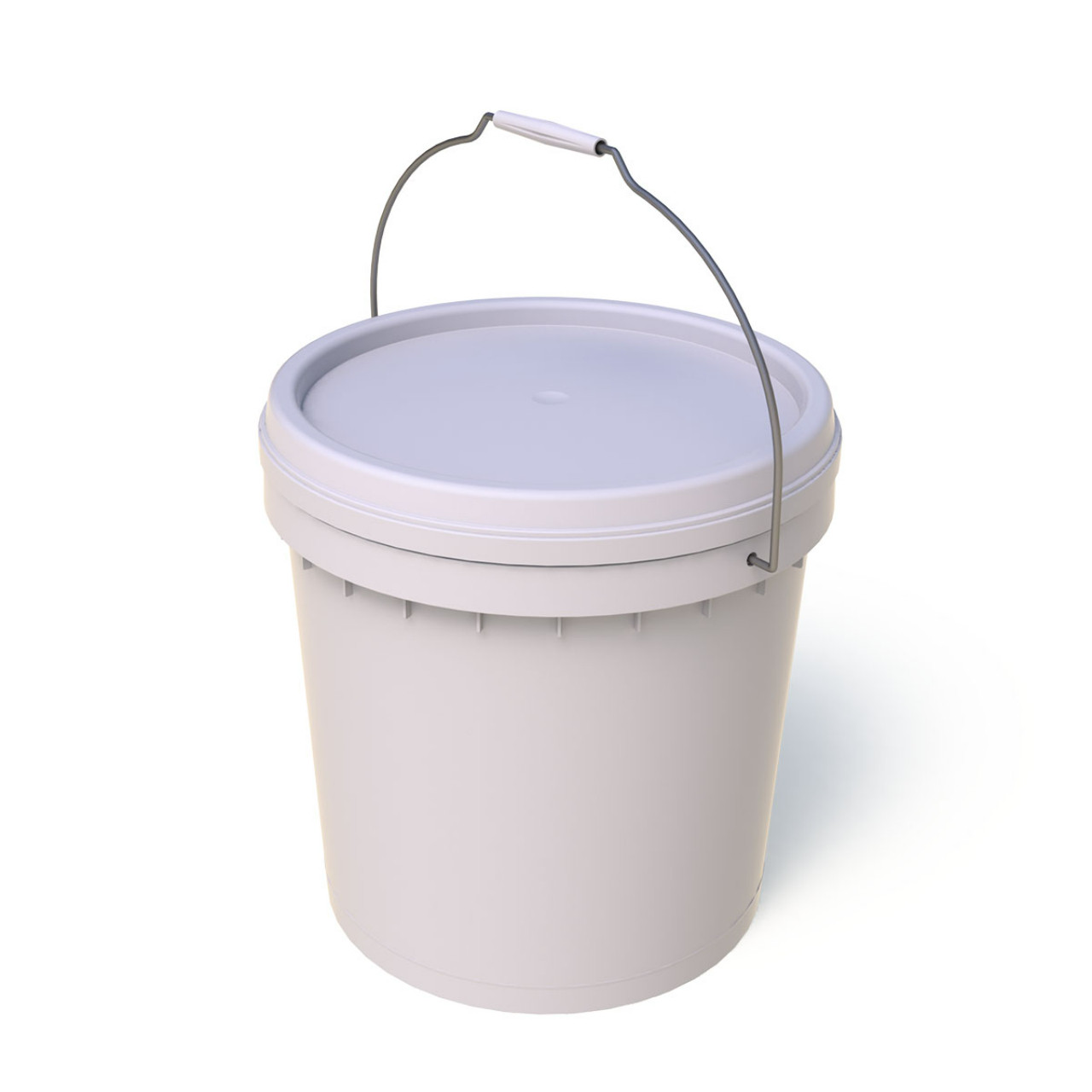 5L White Bucket inc Lid