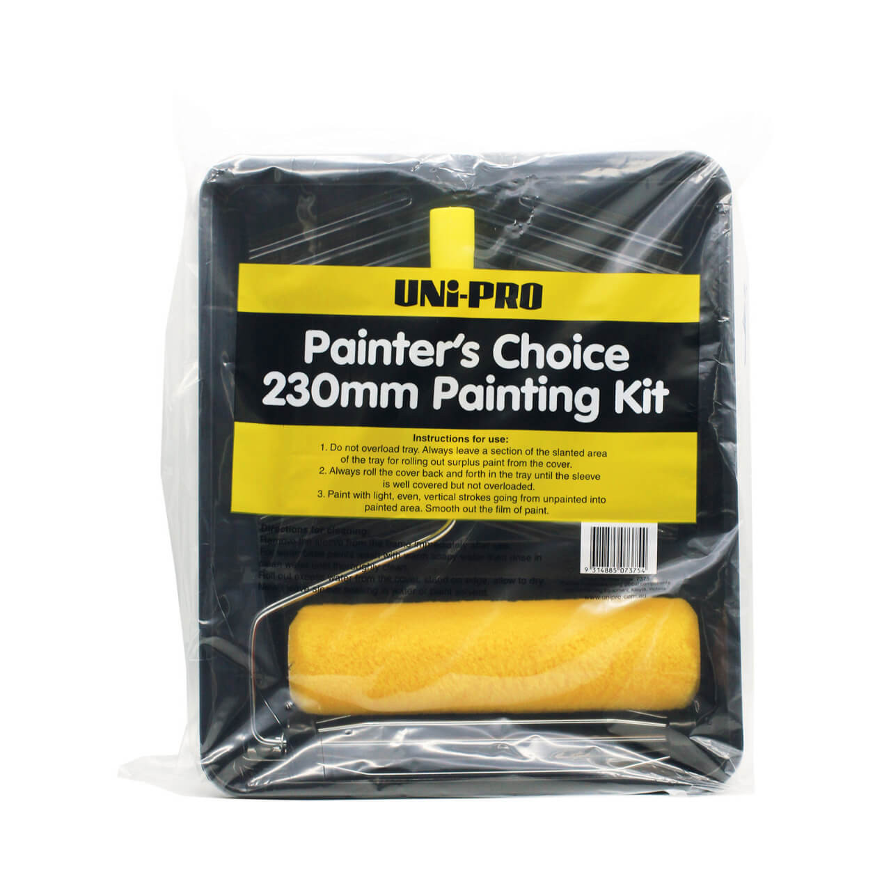 UNi-PRO 230mm Acrylic Paint Roller Kit 10mm Nap