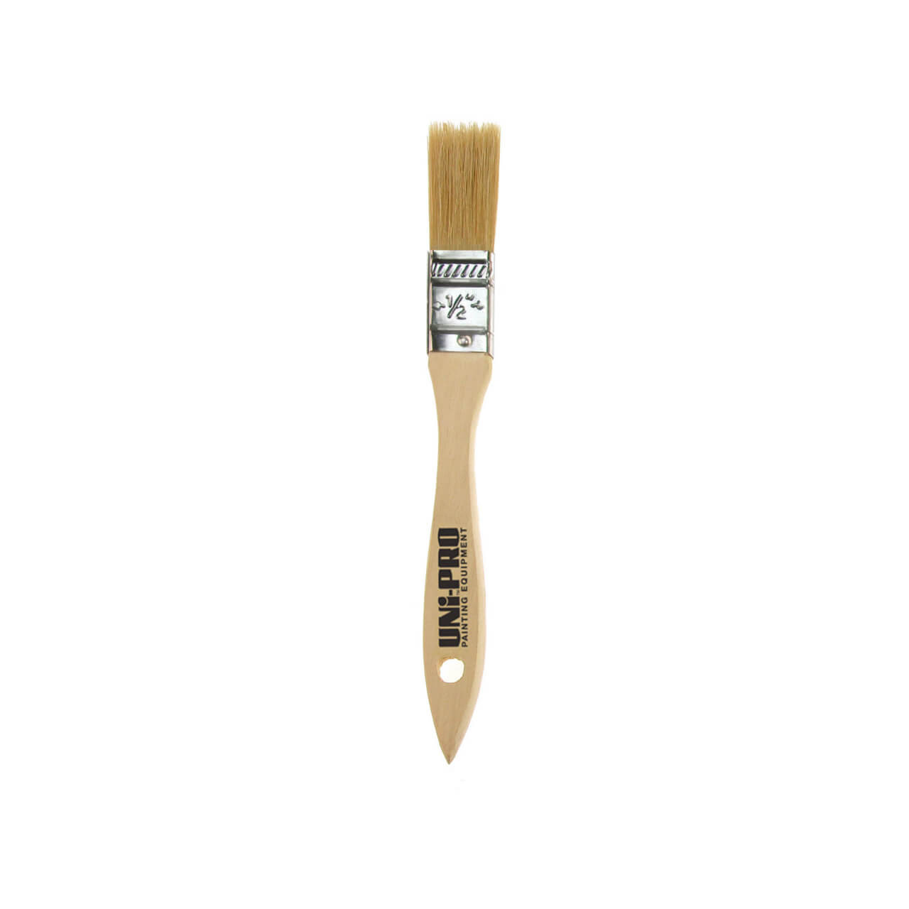 12mm Unpainted Natural Bristle Paint Brush