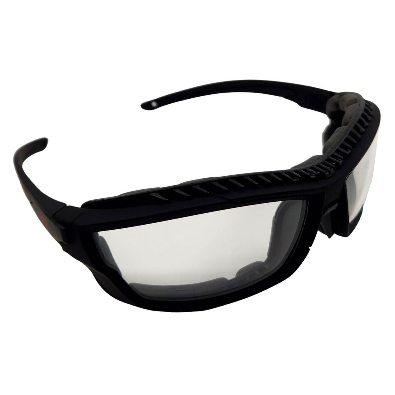 3M Bark Hut Safety Spec Clear HCAF With Dustguard SNN007CDG 3M Bark Hut Safety Spec Clear HCAF With Dustguard SNN007CDG