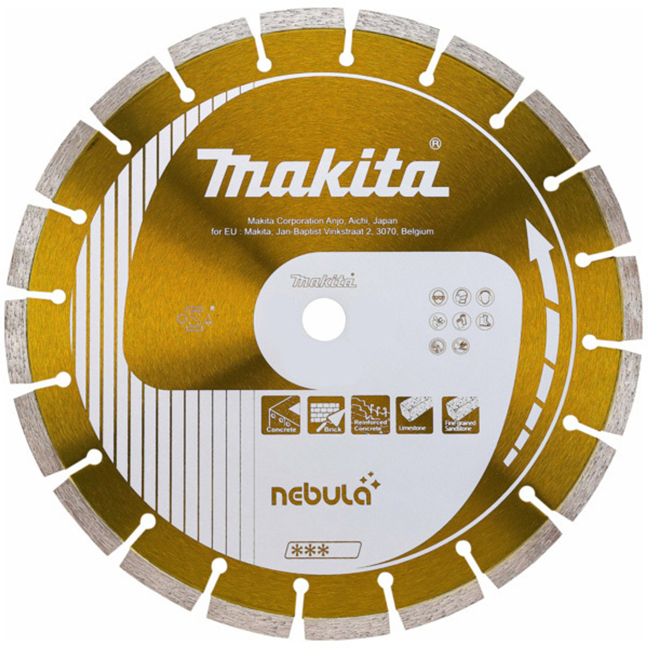 Makita 230mm X 22.23 Diamond Blade Seg - Nebula